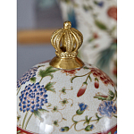 Шкатулка в форме яйца на величественных львах из фарфора с бронзовыми элементами Eden Garden варинант исполнения - 5 | Loft Concept в Челябинске