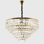 Люстра с прямоугольными хрустальными подвесками Lunet Crystal Rectangulars Chandelier 18 варинант исполнения - 3 | Loft Concept в Челябинске