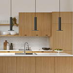 Подвесной светильник светодиодный черный Light Durability варинант исполнения - 1 | Loft Concept в Челябинске