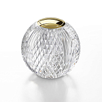 Настольная лампа с прозрачным шарообразным плафоном на цилиндрической подставке Crystal Globule варинант исполнения - 2 | Loft Concept в Челябинске