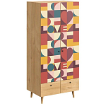 Шкаф с принтом The rebus of love варинант исполнения - 1 | Loft Concept в Челябинске