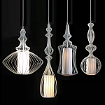 Подвесной светильник Wire Dream Pendant 2 Белый варинант исполнения - 1 | Loft Concept в Челябинске