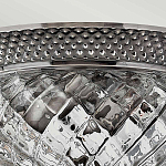 Потолочный светильник с чашеобразным плафоном из толстого волнообразного стекла и широким узорчатым основанием Hinkley варинант исполнения - 8 | Loft Concept в Челябинске