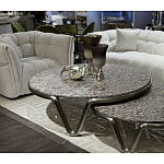 Стол журнальный круглый с узором Table Hypontic Pattern варинант исполнения - 6 | Loft Concept в Челябинске