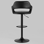 Барный стул черного цвета Strohach варинант исполнения - 4 | Loft Concept в Челябинске