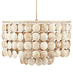 Люстра с каскадом из круглых декоративных элементов Texture Discs варинант исполнения - 3 | Loft Concept в Челябинске