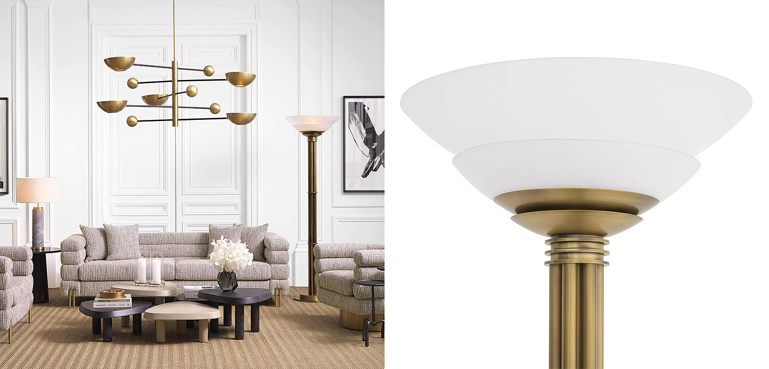 Торшер Eichholtz Floor Lamp Figaro Торшер Eichholtz Floor Lamp Figaro - Loft-Concept в Челябинске