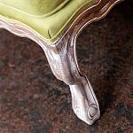 Диван из натурального бука бежевый с изображением птиц и цветов Beige Green Chinoiserie Garden Sofa варинант исполнения - 6 | Loft Concept в Челябинске