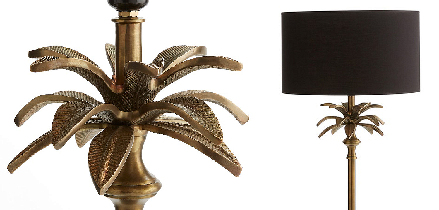 Торшер Palm Black Lampshade Торшер Palm Black Lampshade - Loft-Concept в Челябинске