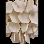 Люстра с фигурными подвесками из натурального камня Glowing Spheres варинант исполнения - 5 | Loft Concept в Челябинске