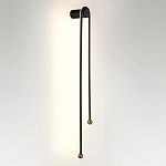 Бра черного цвета с изогнутым плафоном Luke Lampco Tracer Lamp варинант исполнения - 4 | Loft Concept в Челябинске