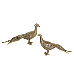 Статуэтка бронзовая пара Павлины Bronze Birds варинант исполнения - 1 | Loft Concept в Челябинске