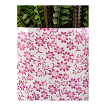 Кашпо из белого фарфора с розовым цветочным орнаментом Eden Garden варинант исполнения - 4 | Loft Concept в Челябинске