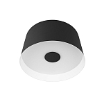 Потолочный светильник с цилиндрическим черным металлическим абажуром 20 Urban Dome варинант исполнения - 1 | Loft Concept в Челябинске