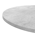 Стол обеденный с круглой светло-серой столешницей Harris Collection варинант исполнения - 5 | Loft Concept в Челябинске