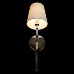 Бра с белым тканевым плафоном в форме конуса и металлическим основанием Nicoleta варинант исполнения - 5 | Loft Concept в Челябинске