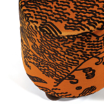Пуф Wakonda Terracotta Tiger Mountain с Круглыми ножками  варинант исполнения - 1 | Loft Concept в Челябинске