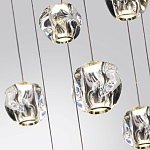 Люстра каскадня с 27-ю прозрачными шарообразными подвесами Bubbles Bocci варинант исполнения - 3 | Loft Concept в Челябинске