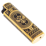 Зажигалка газовая с гравировкой Герба РФ в деревянной коробке Metal Lighters варинант исполнения - 1 | Loft Concept в Челябинске