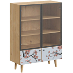 Витрина с изображением на дверцах Elise Cupboard варинант исполнения - 6 | Loft Concept в Челябинске