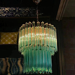 Дизайнерская люстра Blue Lagoon glass бирюзовое стекло  варинант исполнения - 4 | Loft Concept в Челябинске