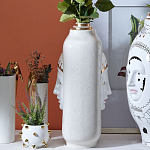 Ваза с золотисто-белыми фрагментами Faces of Imagination варинант исполнения - 9 | Loft Concept в Челябинске