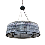 Подвесная люстра круглая Double Glass Sphere варинант исполнения - 1 | Loft Concept в Челябинске