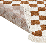 Ковер с шахматным принтом Chess Layout с эффектом шерсти варинант исполнения - 5 | Loft Concept в Челябинске