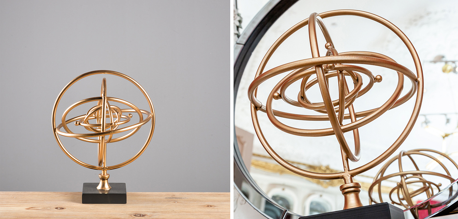 Статуэтка Sphere Sundial gold Статуэтка Sphere Sundial gold - Loft-Concept в Челябинске