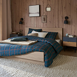 Черное матовое бра с декором под кожу Chestery варинант исполнения - 4 | Loft Concept в Челябинске