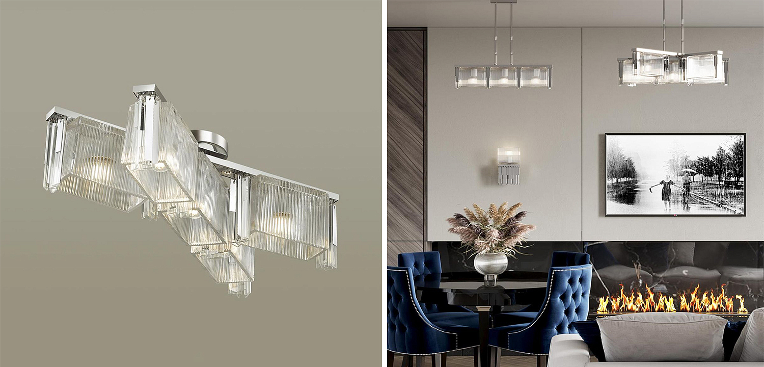 Люстра Madelen Chrome Chandelier 5 Люстра Madelen Chrome Chandelier 5 - Loft-Concept в Челябинске