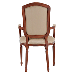 Стул с подлокотниками из натурального бука бежевый Solid Luxury варинант исполнения - 3 | Loft Concept в Челябинске