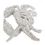 Статуэтка краб с детализированной текстурой в белом цвете Marine Accessories варинант исполнения - 2 | Loft Concept в Челябинске