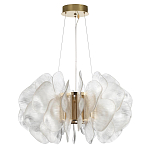 Люстра с декором в виде крупных рельефных лепестков 80 см Ethereal Bloom варинант исполнения - 2 | Loft Concept в Челябинске