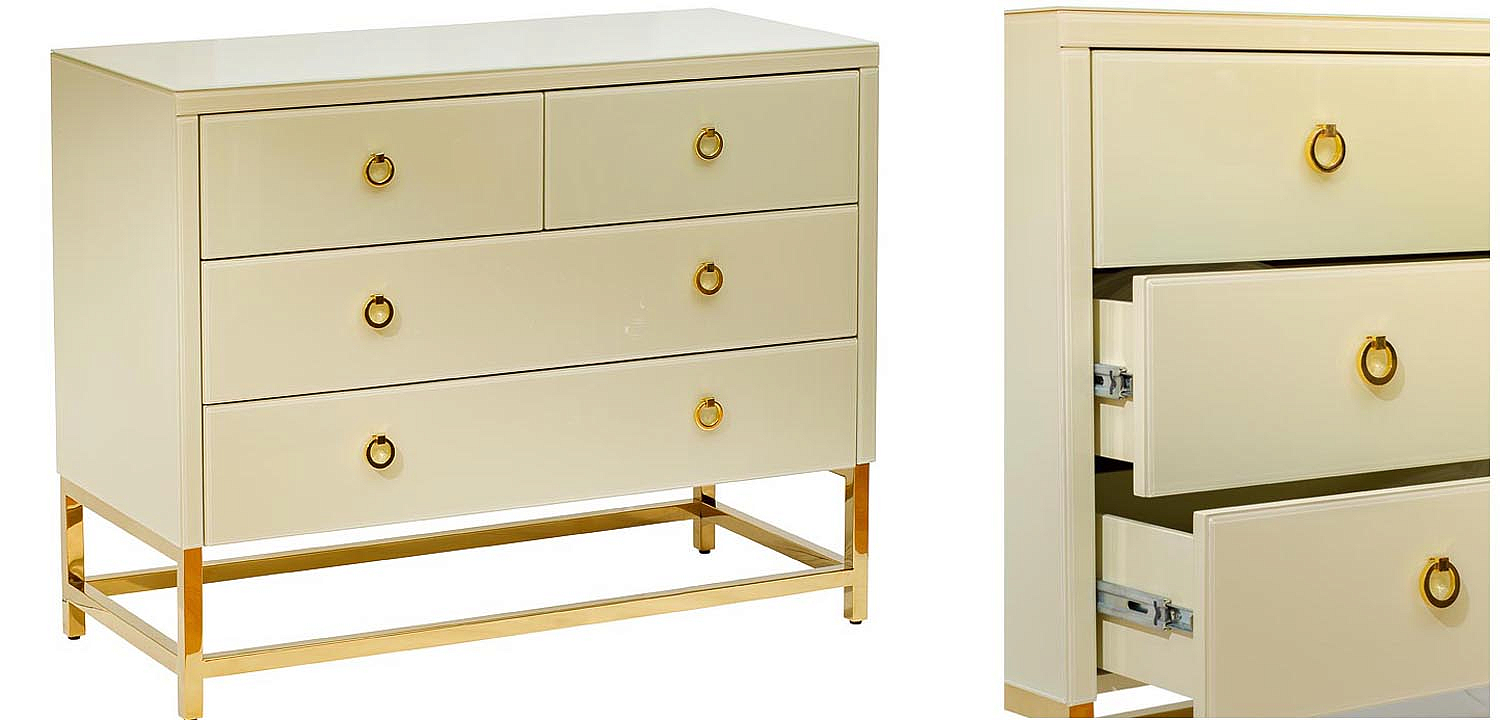 Комод в стиле модерн Marinella Beige Commode Бежевый Комод в стиле модерн Marinella Beige Commode Бежевый - Loft-Concept в Челябинске