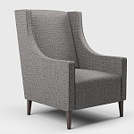 Мебельная ткань Шенилл серый цвет 142 см T4-46 варинант исполнения - 4 | Loft Concept в Челябинске