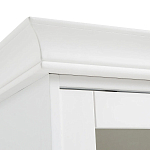 Витрина с раздвижными дверцами Wells Glass Showcase White варинант исполнения - 5 | Loft Concept в Челябинске