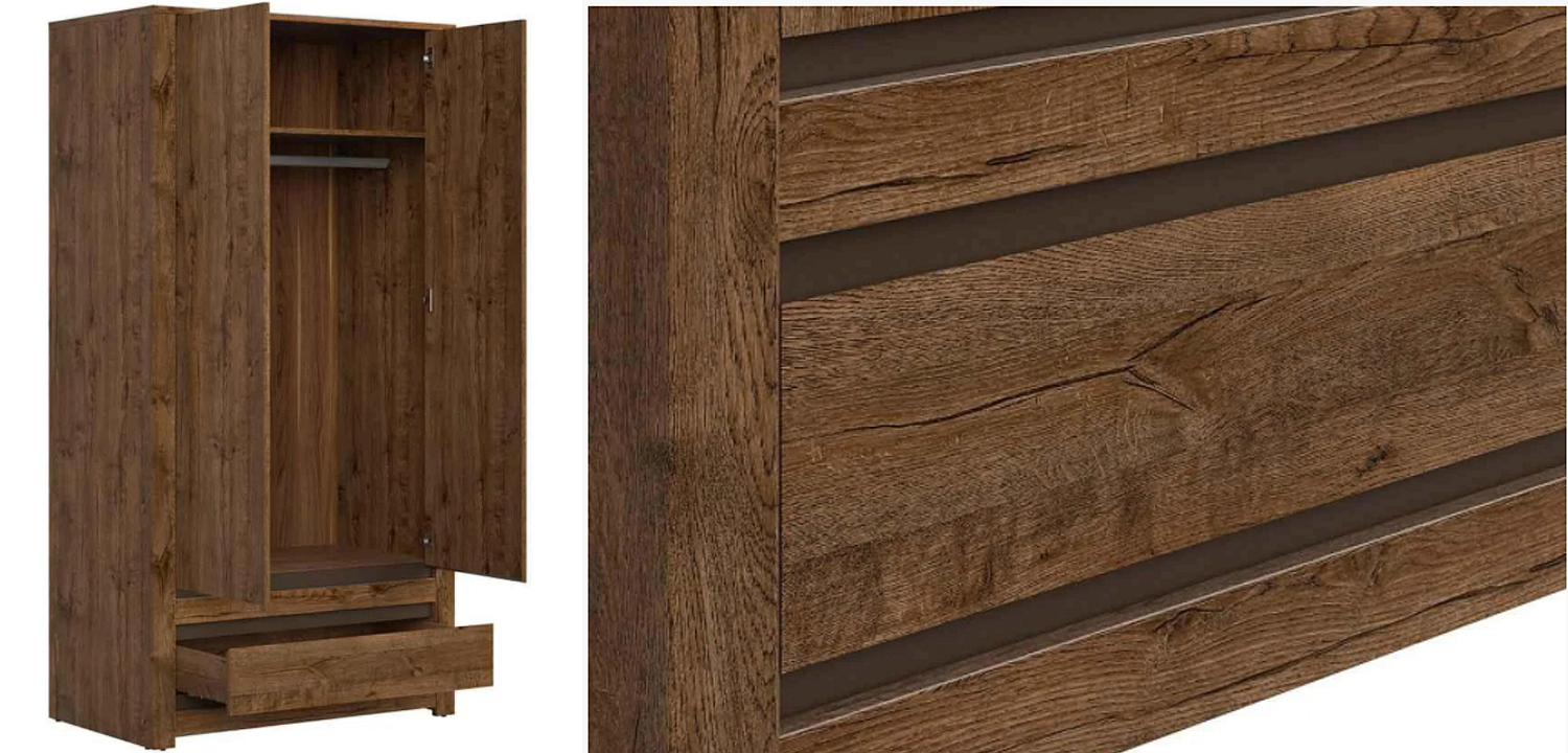 Шкаф Helga Wardrobe две двери Шкаф Helga Wardrobe две двери - Loft-Concept в Челябинске