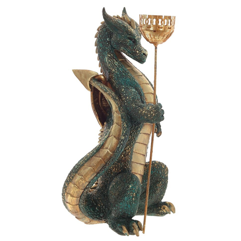 Подсвечник в виде дракона Dragon Candlestick Red Gold Blue Green Красный Золотой Синий Зеленый Подсвечник в виде дракона Dragon Candlestick Red Gold Blue Green Красный Золотой Синий Зеленый в Челябинске | Loft Concept