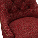 Мебельная ткань Шенилл бордовый цвет 138 см T4-23 варинант исполнения - 6 | Loft Concept в Челябинске