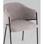 Стул Brace букле серый варинант исполнения - 2 | Loft Concept в Челябинске