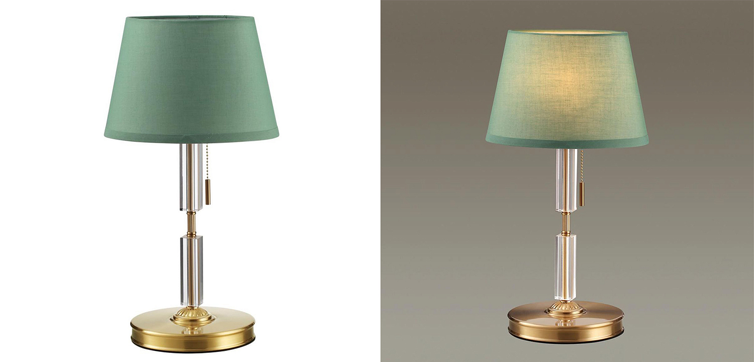 Настольная лампа Ramona Green Table Lamp Настольная лампа Ramona Green Table Lamp - Loft-Concept в Челябинске