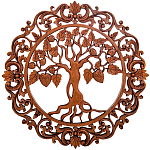 Панно из дерева LeafBerry Panel With Trees варинант исполнения - 1 | Loft Concept в Челябинске