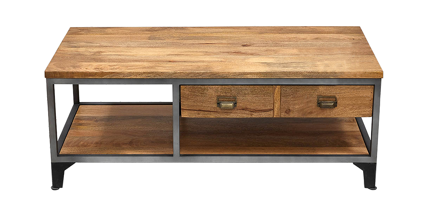 Кофейный стол в стиле лофт Russell Coffee Table Кофейный стол в стиле лофт Russell Coffee Table - Loft-Concept в Челябинске