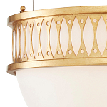 Подвесной светильник с фактурным золотым каркасом Exceptional Classic Design варинант исполнения - 2 | Loft Concept в Челябинске