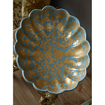 Чаша с орнаментом на бронзовых ножках в виде ангелов Eden Garden варинант исполнения - 4 | Loft Concept в Челябинске