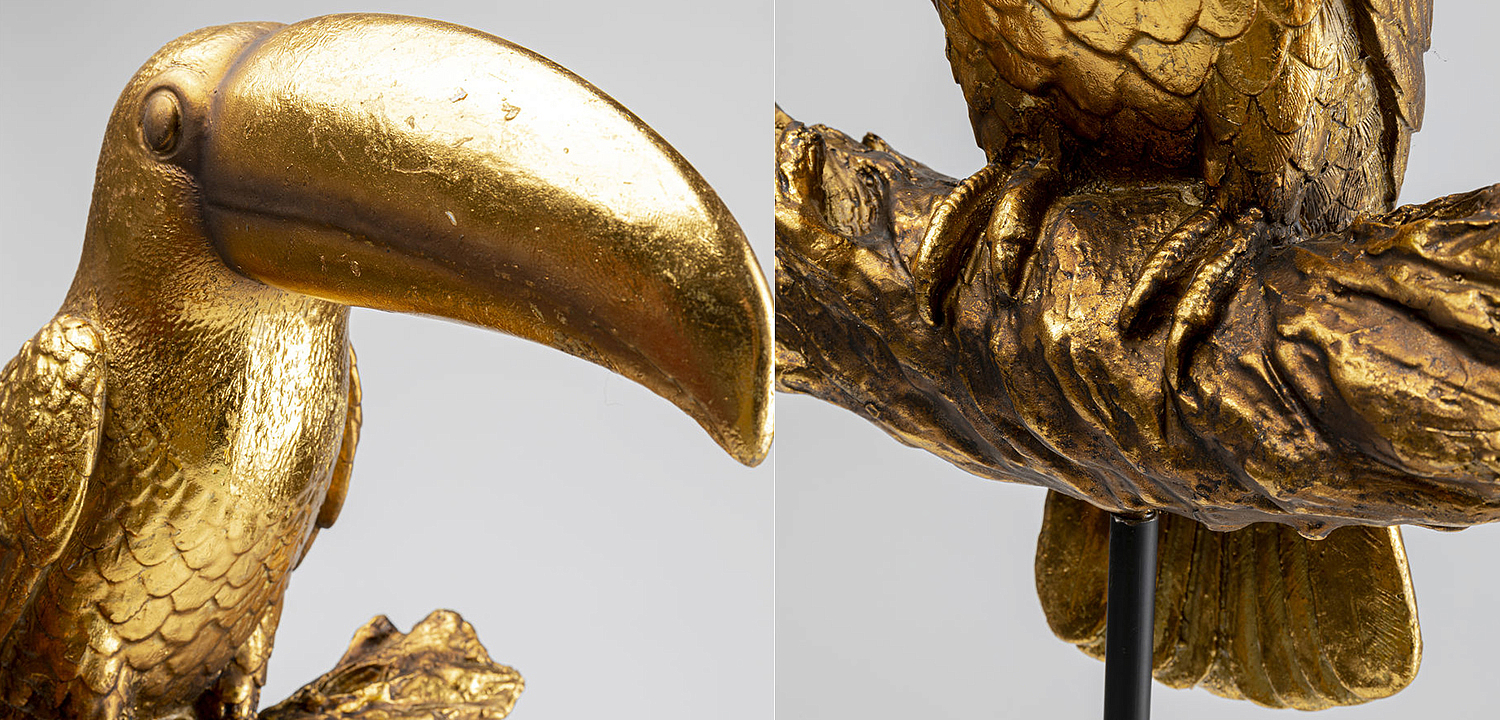 Статуэтка Golden Tukan on a stand - Loft-Concept в Челябинске