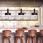 Подвесной светильник цилиндрический с белым плафоном Hinkley варинант исполнения - 11 | Loft Concept в Челябинске