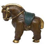 Статуэтка из бронзы в виде лошади Animals Bronze варинант исполнения - 2 | Loft Concept в Челябинске