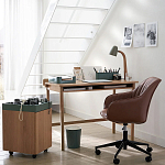 Вращающееся кресло на колёсах Alis Chair варинант исполнения - 4 | Loft Concept в Челябинске